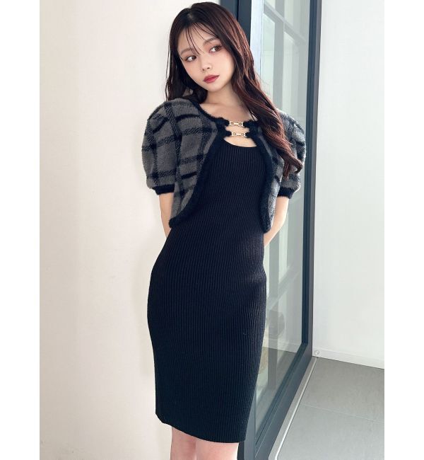 RESEXXY「シャギーアンサンブルニットワンピース」|ワンピース|