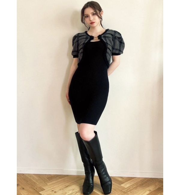 RESEXXY「シャギーアンサンブルニットワンピース」|ワンピース|