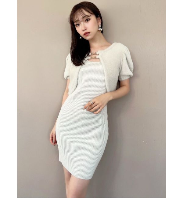 RESEXXY「シャギーアンサンブルニットワンピース」|ワンピース|