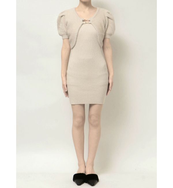 RESEXXY「シャギーアンサンブルニットワンピース」|ワンピース|