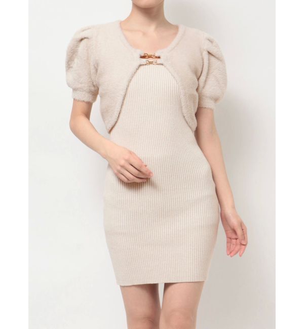 RESEXXY「シャギーアンサンブルニットワンピース」|ワンピース|