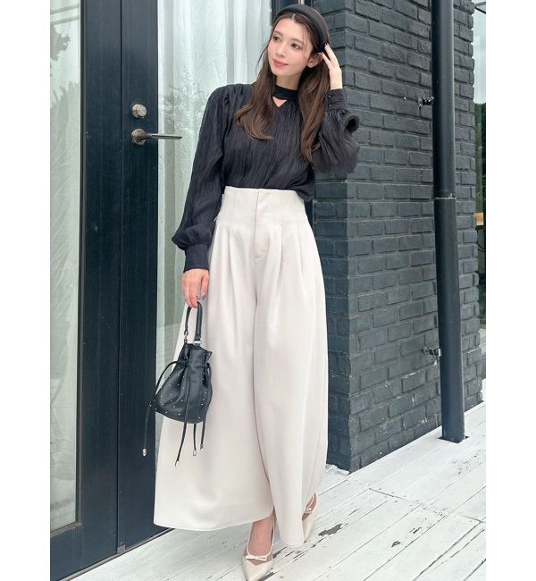 RESEXXY「タックデザインフレアパンツ」|その他|