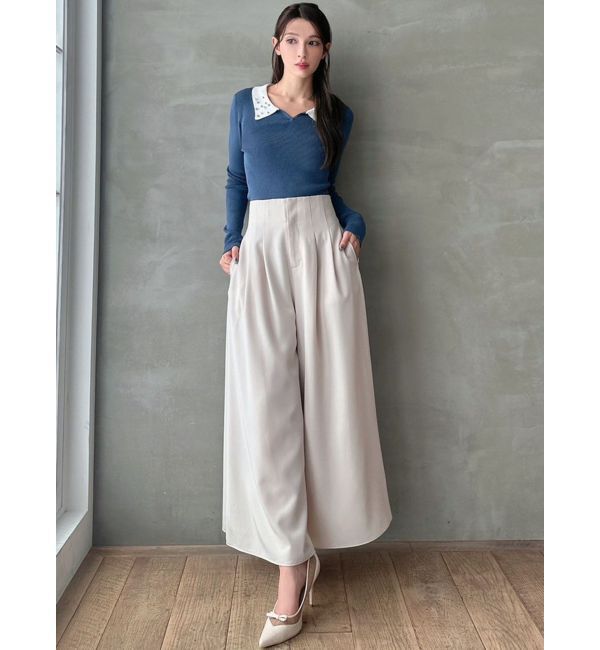 RESEXXY「タックデザインフレアパンツ」|その他|