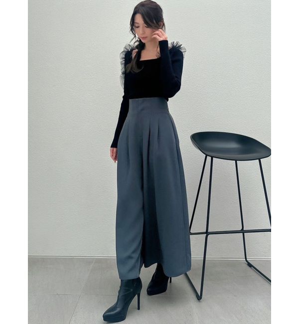 RESEXXY「タックデザインフレアパンツ」|その他|