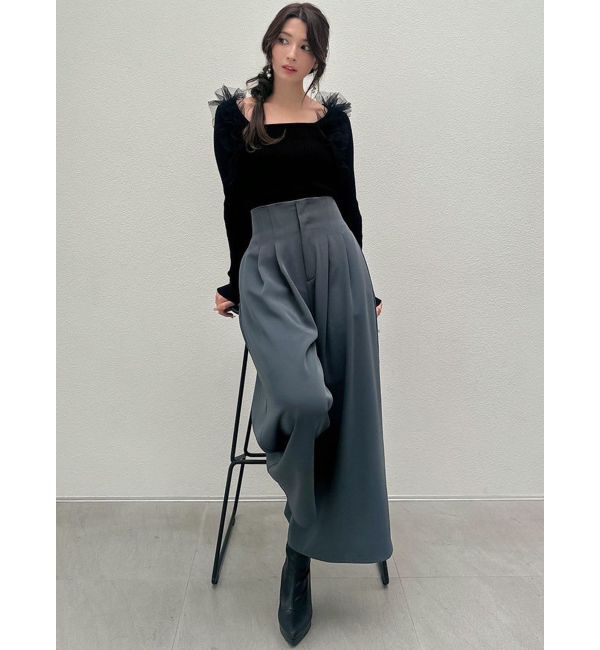 RESEXXY「タックデザインフレアパンツ」|その他|