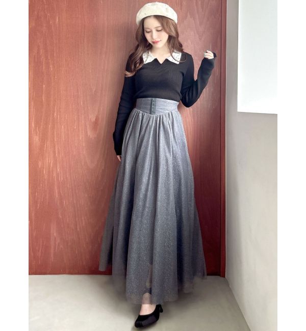 RESEXXY「ラメチュールボリュームスカート」|スカート|