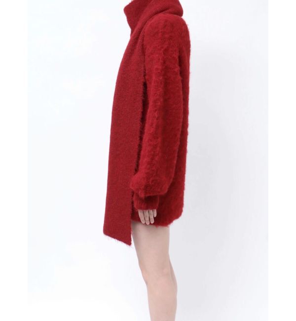 RESEXXY「ルーズマフラーニットチュニック」|ワンピース|