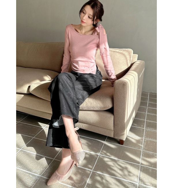 RESEXXY「ヘムアシメニットトップス」|ニット・セーター|