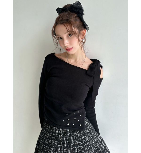 RESEXXY「ヘムアシメニットトップス」|ニット・セーター|