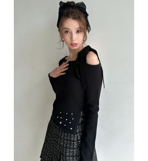 RESEXXY「ヘムアシメニットトップス」|ニット・セーター|