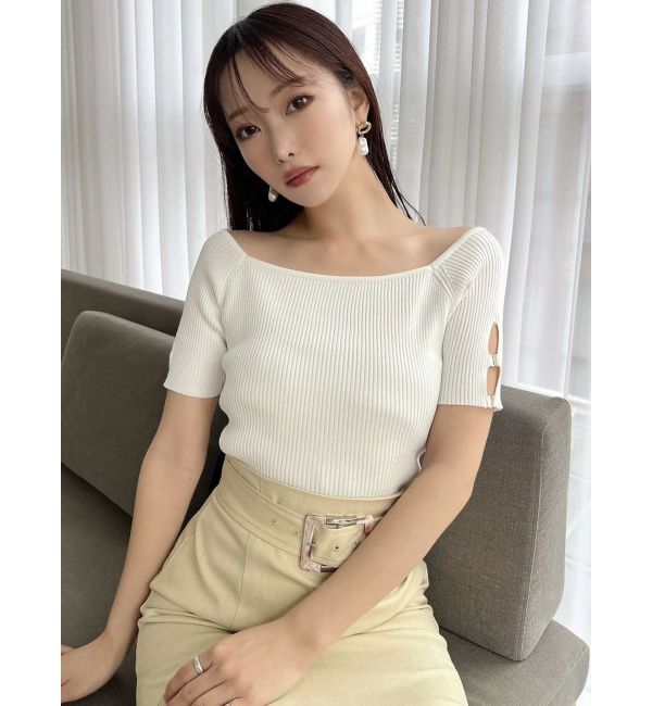 RESEXXY「スリーブデザインニットトップス」|ニット・セーター|