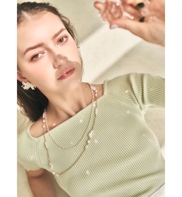 RESEXXY「スリーブデザインニットトップス」|ニット・セーター|