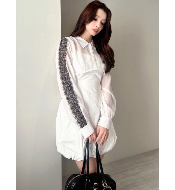 RESEXXY「レースポイントコンビワンピース」|ワンピース|