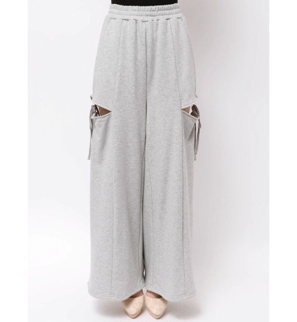 RESEXXY「サイドリボンスウェットワイドパンツ」|その他|