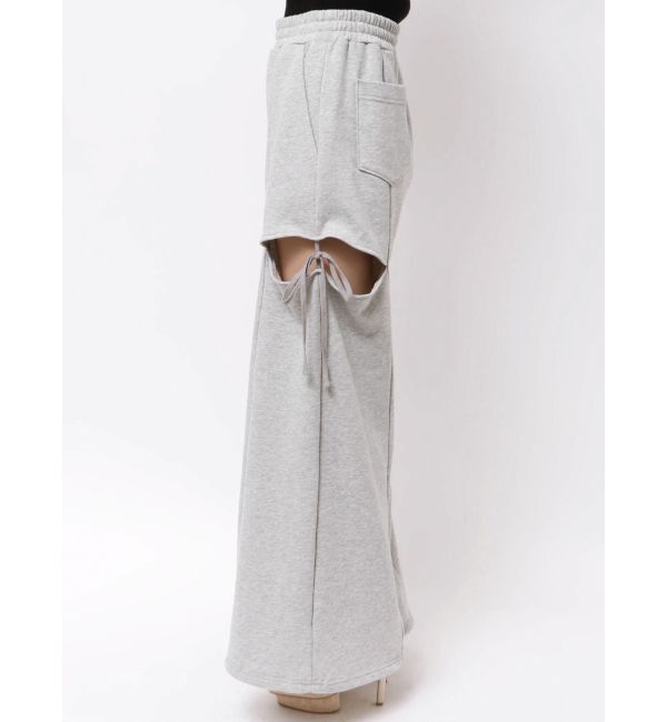 RESEXXY「サイドリボンスウェットワイドパンツ」|その他|