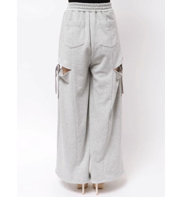 RESEXXY「サイドリボンスウェットワイドパンツ」|その他|