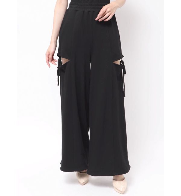 RESEXXY「サイドリボンスウェットワイドパンツ」|その他|