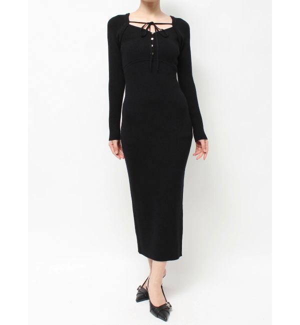 RESEXXY「リボンデザインニットワンピース」|ワンピース|