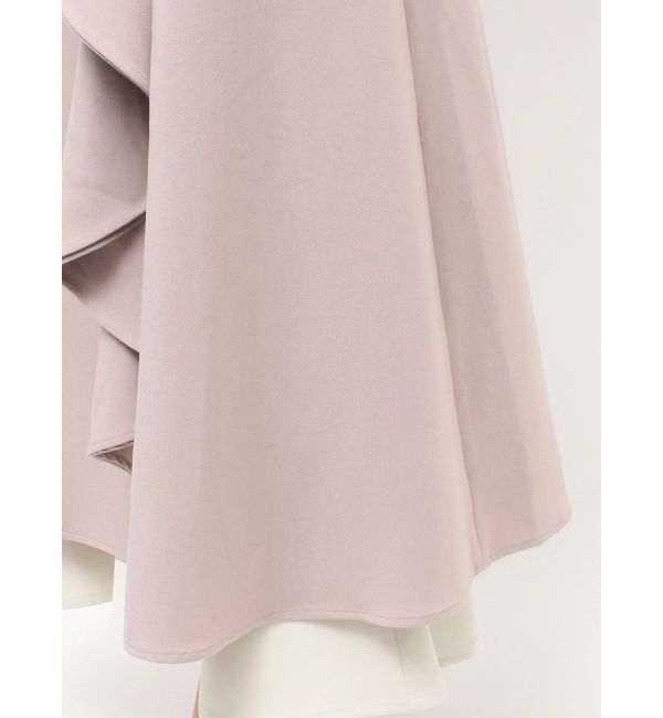 RESEXXY「カスケードフレアロングコート」|トレンチコート|