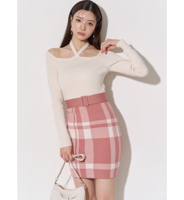 RESEXXY「フロントクロスジャガードワンピース」|ワンピース|