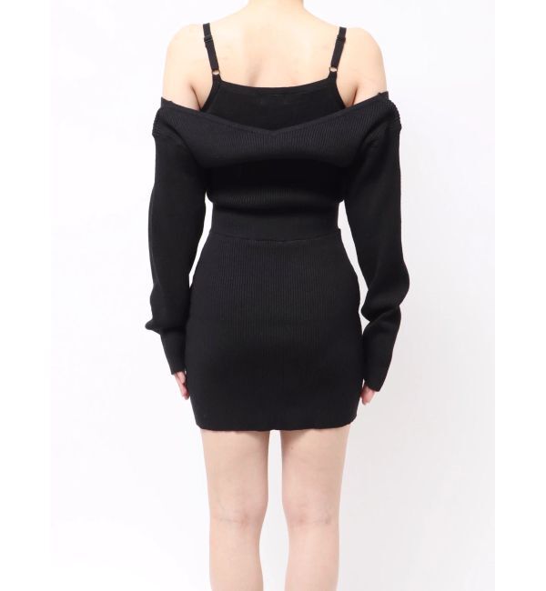 RESEXXY「レイヤードニットワンピース」|ワンピース|