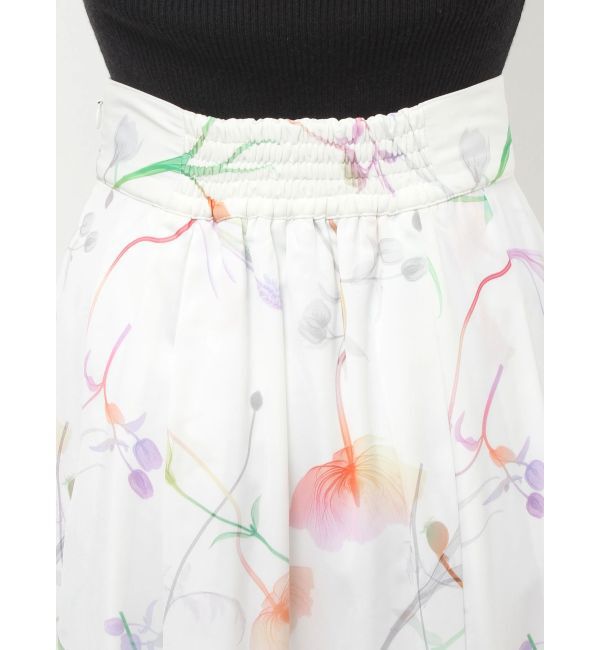 RESEXXY「【memorif.】フラワーロングフレアスカート」|スカート|