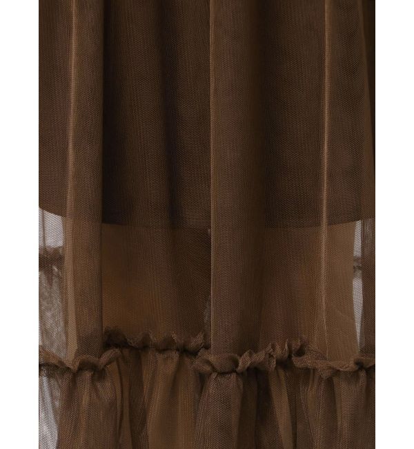 RESEXXY「レイヤードチュールロングスカート」|スカート|