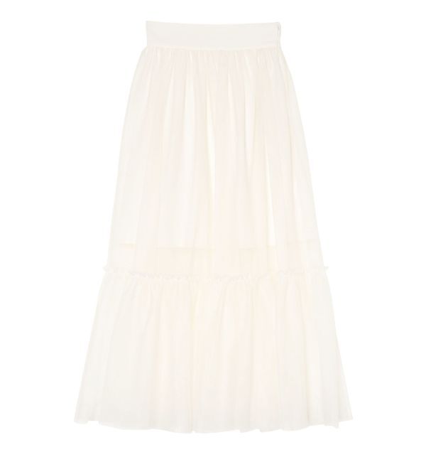 RESEXXY「レイヤードチュールロングスカート」|スカート|