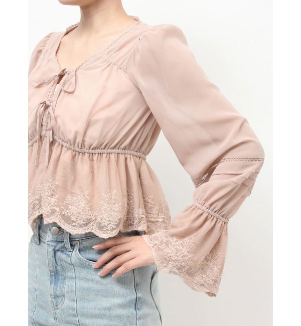 RESEXXY「エンブロイダリーレースブラウス」|シャツ・ブラウス|