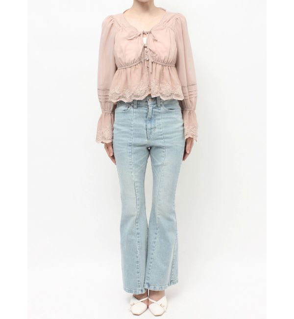 RESEXXY「エンブロイダリーレースブラウス」|シャツ・ブラウス|