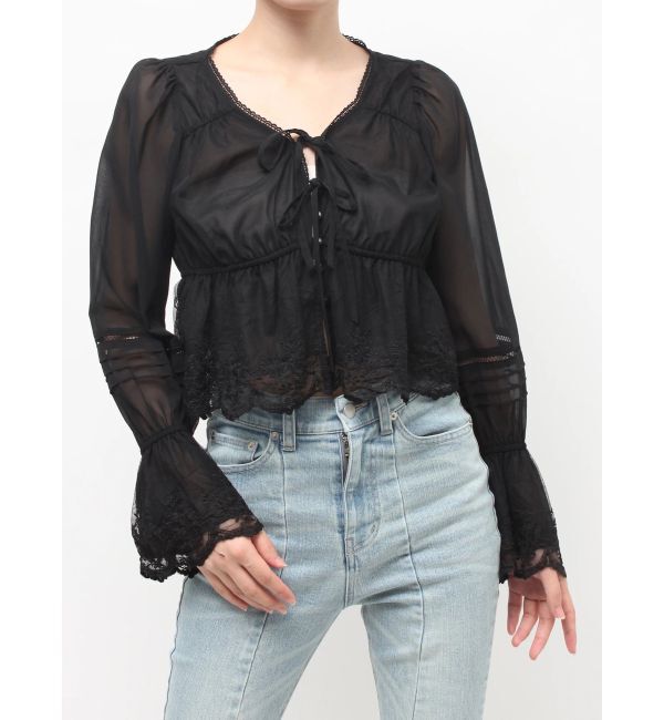 RESEXXY「エンブロイダリーレースブラウス」|シャツ・ブラウス|