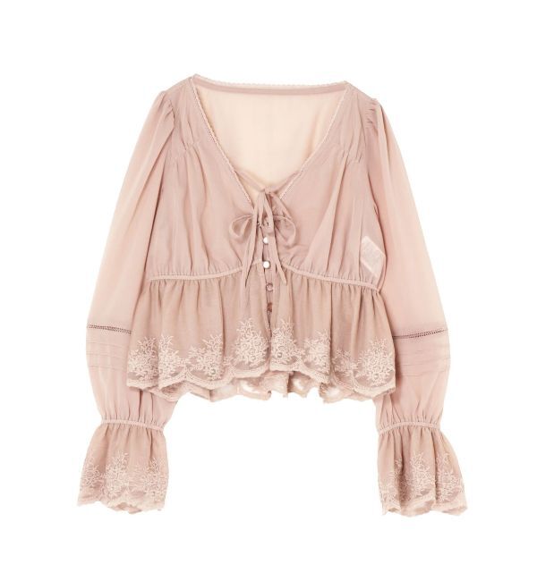 RESEXXY「エンブロイダリーレースブラウス」|シャツ・ブラウス|