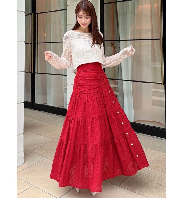 RESEXXY「ティアードコットンロングスカート」|スカート|