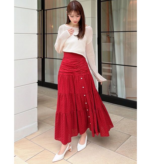 RESEXXY「ティアードコットンロングスカート」|スカート|