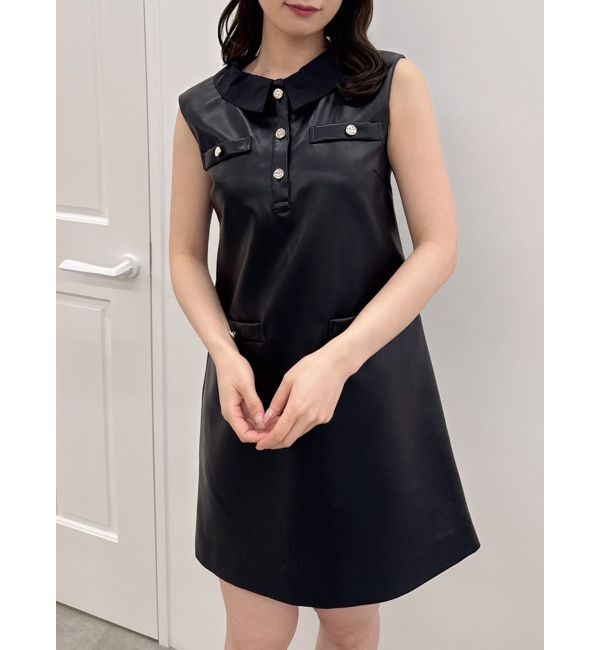 dazzlin「ボックスミニワンピース」|ワンピース|ブラック