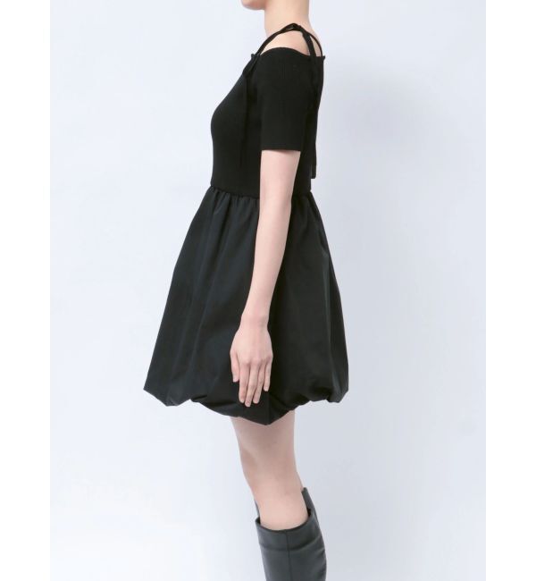 dazzlin「ニットドッキングバルーンワンピース」|ワンピース|