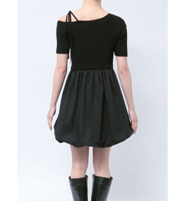 dazzlin「ニットドッキングバルーンワンピース」|ワンピース|