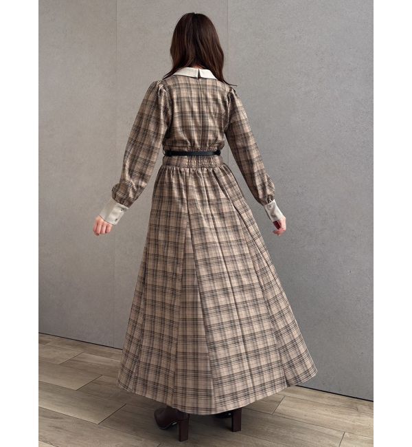 dazzlin「【POLO BCSコラボ】テーラーカラーフレアワンピース」|ワンピース|