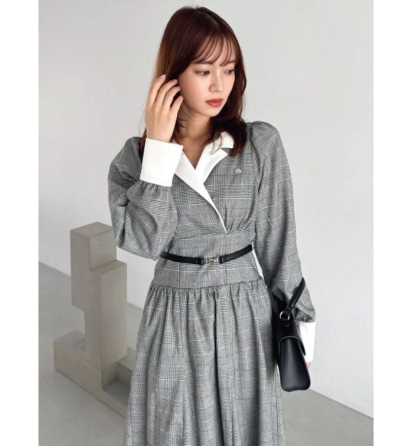 dazzlin「【POLO BCSコラボ】テーラーカラーフレアワンピース」|ワンピース|