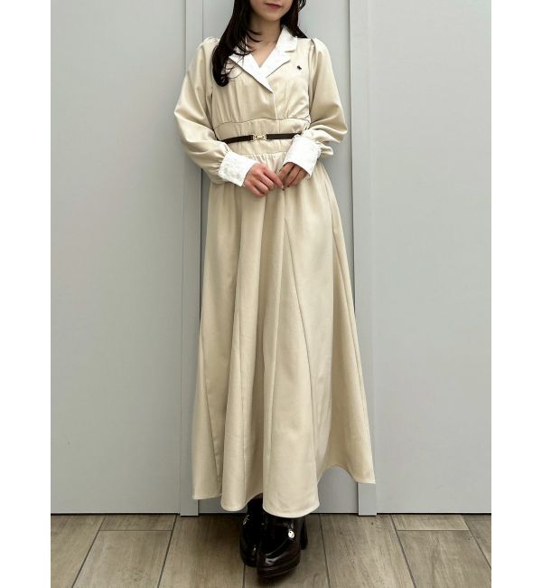 dazzlin「【POLO BCSコラボ】テーラーカラーフレアワンピース」|ワンピース|