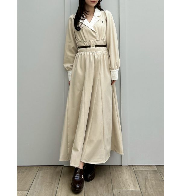 dazzlin「【POLO BCSコラボ】テーラーカラーフレアワンピース」|ワンピース|