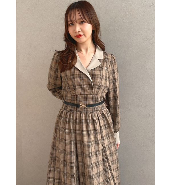 dazzlin「【POLO BCSコラボ】テーラーカラーフレアワンピース」|ワンピース|