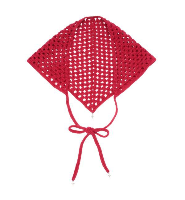 EMODA「クロシェチャームバンダナ」|その他|レッド