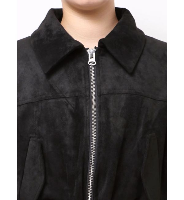 EMODA「フェイクスエードブルゾン」|ブルゾン・スタジャン|