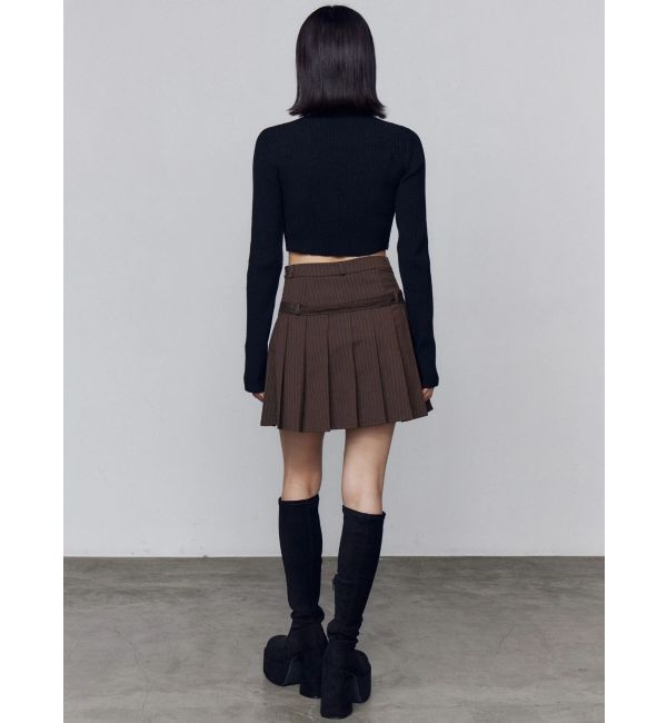 EMODA「ベルトプリーツスカート」|スカート|