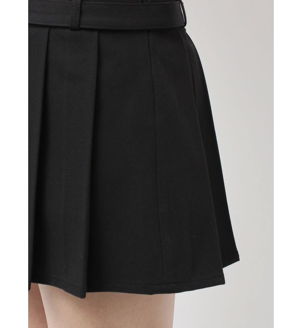EMODA「ベルトプリーツスカート」|スカート|