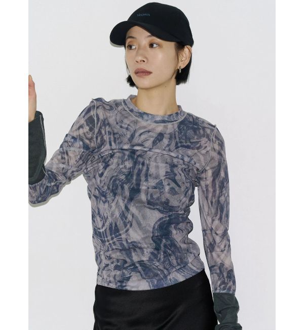 EMODA「【VEQUM】SKIN FIT LONG SLEEVE TOP」|Tシャツ・カットソー|