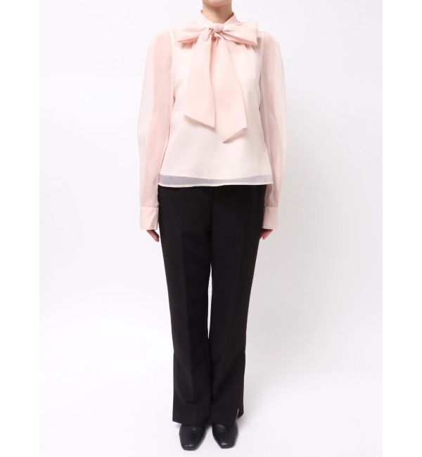 MERCURYDUO「オーガンジービッグボウタイブラウス」|シャツ・ブラウス|