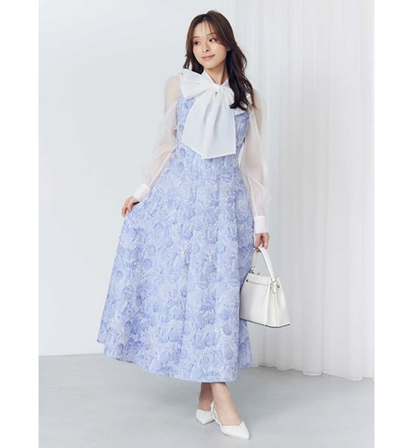 MERCURYDUO「オーガンジービッグボウタイブラウス」|シャツ・ブラウス|