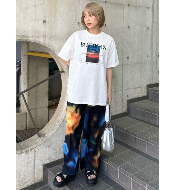 MURUA「GLOAMINGオーバーTシャツ」|Tシャツ・カットソー|
